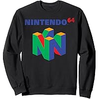 Amazon.com: Nintendo 64 Classic Logo Retro Vintage Graphic Hoodie